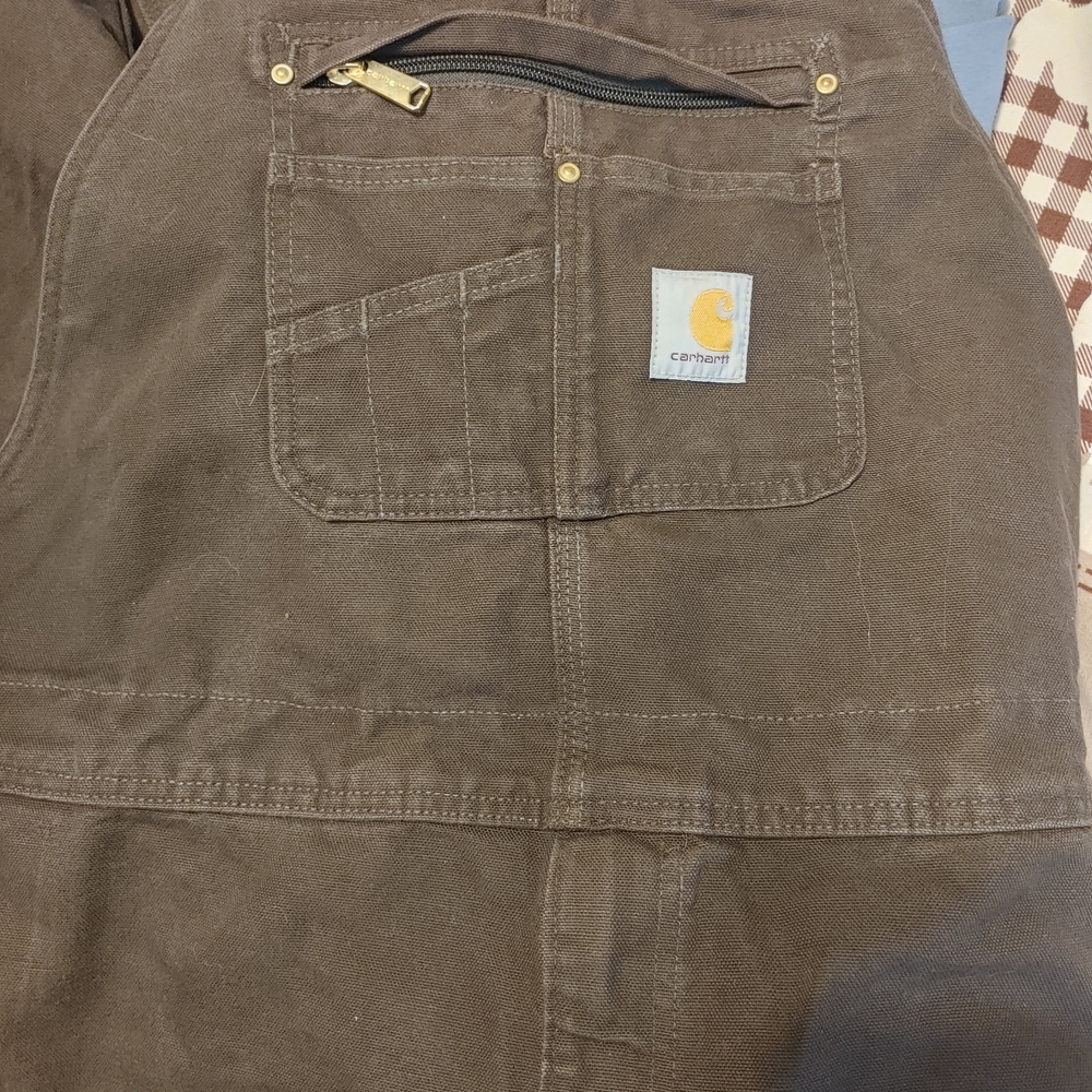 Carhartt Men's Dark Brown Overalls